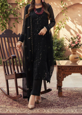 EIRA – Embroidered Chiffon Unstitched 3Pc Suit